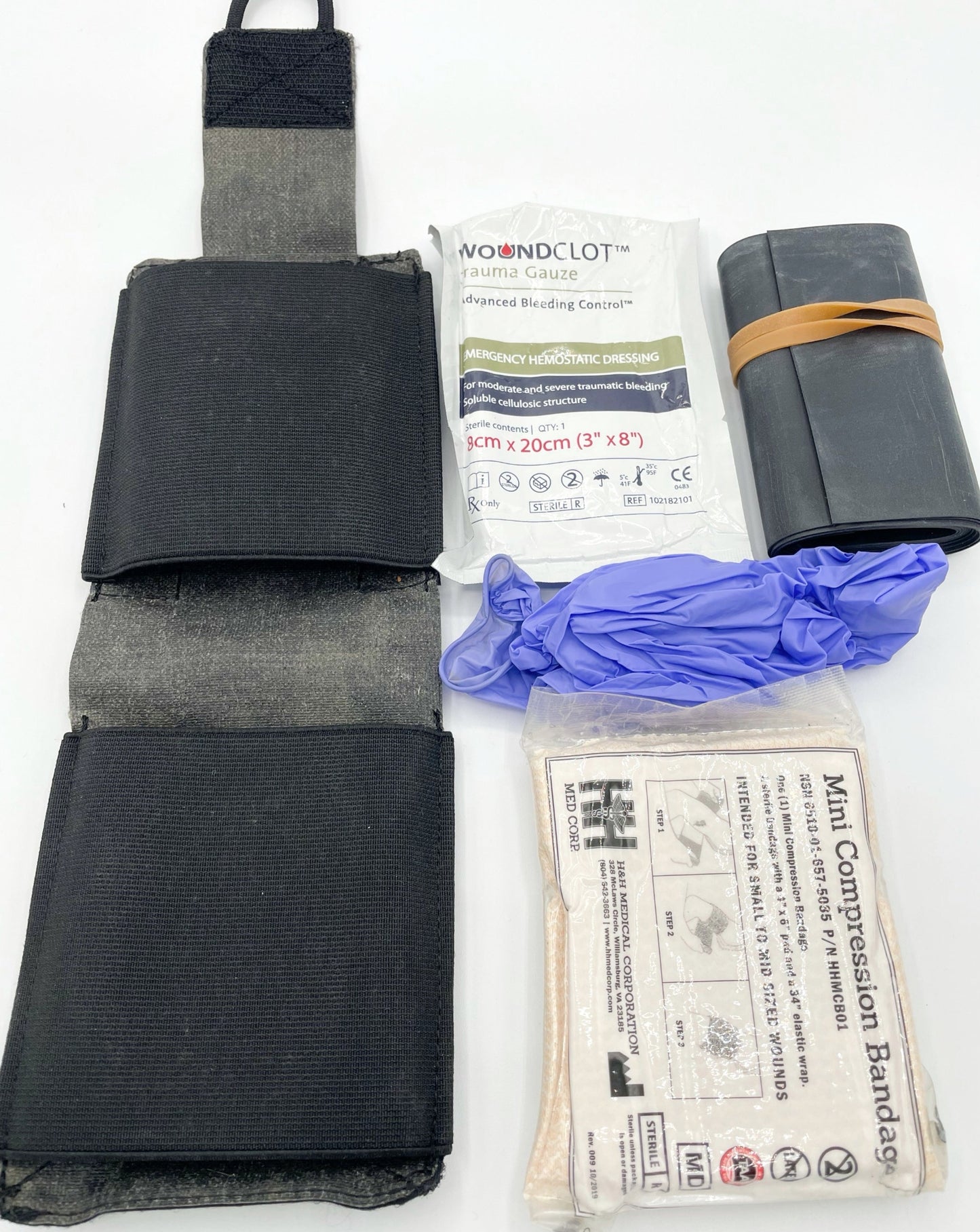 Velcro medical pouch